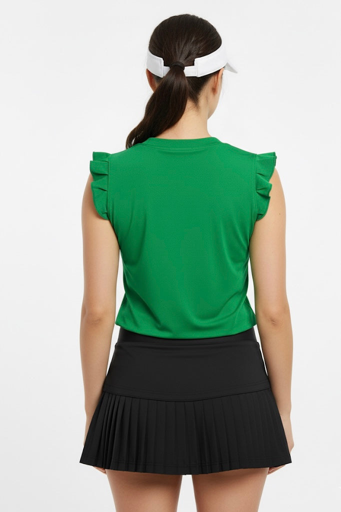 Ace Palm Ruffle top
