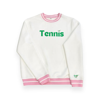 Pink Tennis Scuba Sweatshirt