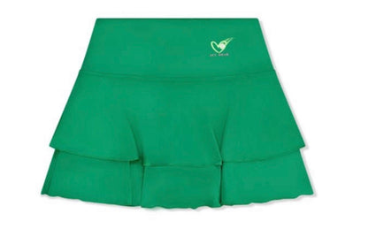 Ace Palm Ruffle Tennis Skirt – Green